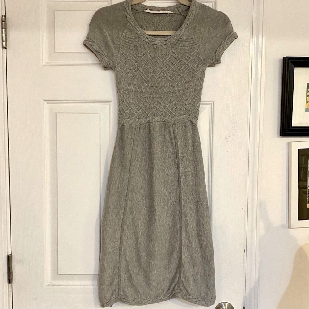 Athleta Alta Organic Cotton/Wool Sweater Dress XXS